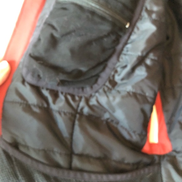 FlyLow Ski Parka- Softshell Burnt Orange & White - Picture 3 of 6